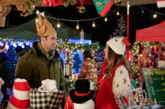 Benjamin Ayres and Taylor Cole in 'Long Lost Christmas'