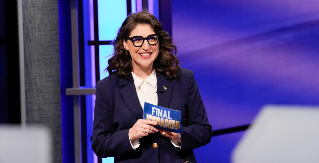 Mayim Bialik hosting 'Jeopardy!'