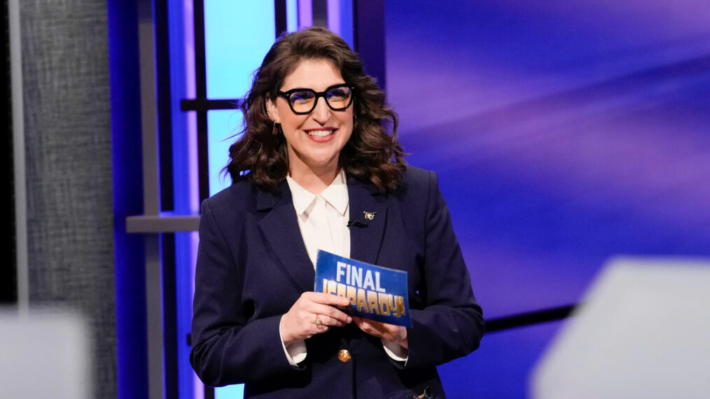 Mayim Bialik hosting 'Jeopardy!'