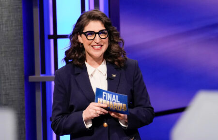 Mayim Bialik hosting 'Jeopardy!'