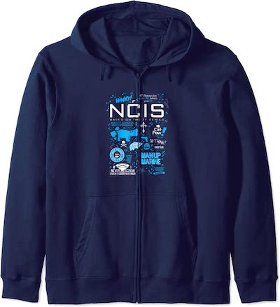 NCIS Mash Up Hoodie mit Reißverschluss