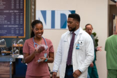 Toya Turner and Jocko Sims in 'New Amsterdam'