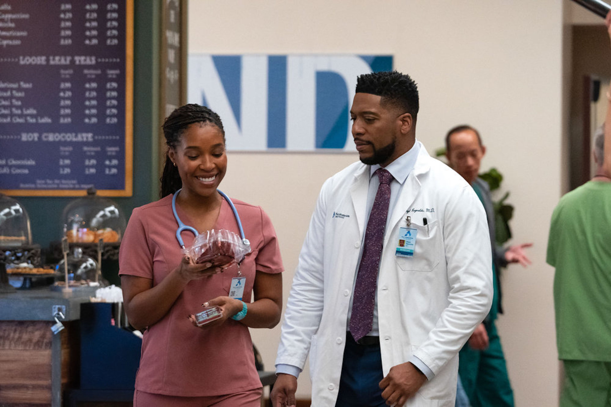 Toya Turner and Jocko Sims in 'New Amsterdam'