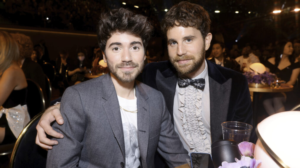 Noah Galvin and Ben Platt at the 64th Annual Grammy Awards