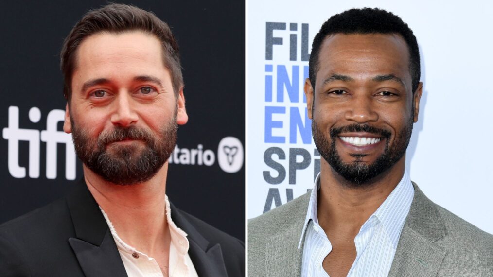 Ryan Eggold and Isaiah Mustafa