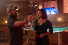 AJ Buckley and Toni Trucks in 'SEAL Team'