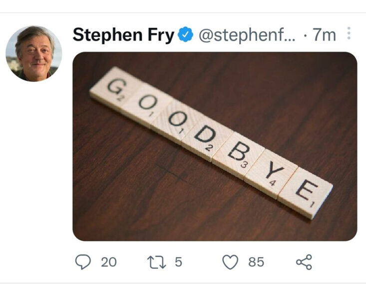Stephen Fry Twitter
