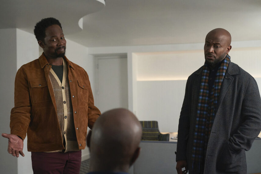 Harold Perrineau & Taye Diggs in 'The Best Man: The Final Chapters'