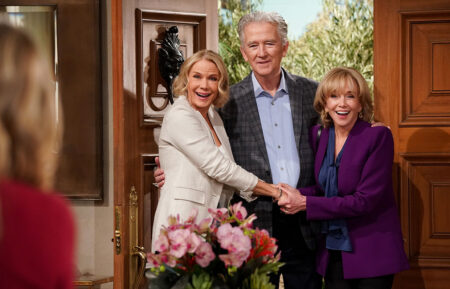 The Bold and the Beautiful - Katherine Kelly Lang as Brooke Logan, Patrick Duffy as Stephen Logan and Linda Purl as Lucy