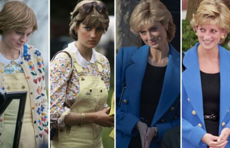 Princess Diana Fashion on 'The Crown' with Emma Corrin and Elizabeth Debicki
