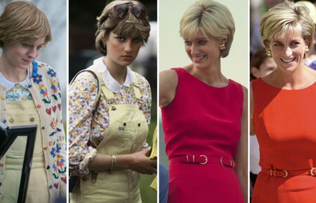 Princess Diana Fashion on 'The Crown' with Emma Corrin and Elizabeth Debicki