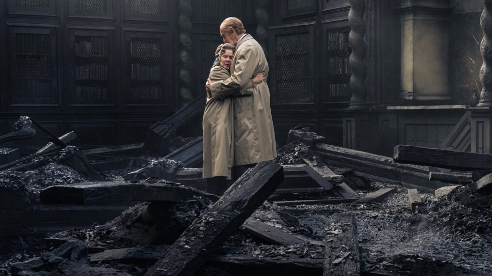 Imelda Staunton and Jonathan Pryce in 'The Crown' - Season 5