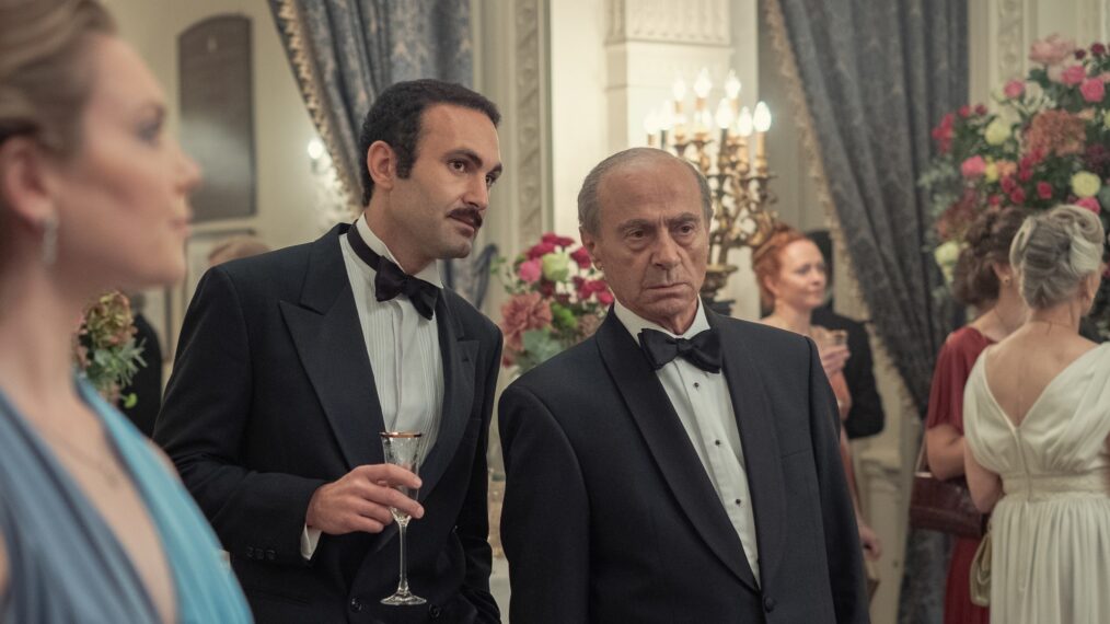 Khalid Abdalla and Salim Daw in 'The Crown' Season 5