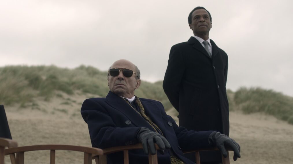 Salim Daw and Jude Akuwudike in 'The Crown' Season 5