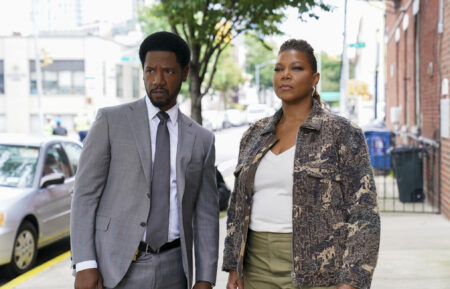 Tory Kittles and Queen Latifah in 'The Equalizer'