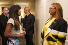 Kelly Rowland and Queen Latifah on 'The Equalizer'