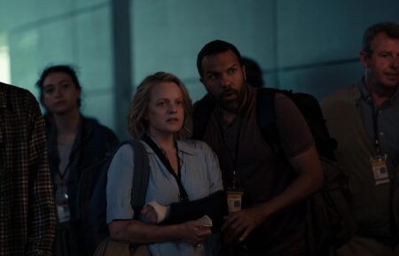 Elisabeth Moss and O-T Fagbenle in 'The Handmaid's Tale'