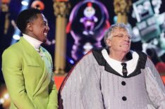 Jerry Springer with Nick Cannon on 'The Masked Singer'