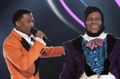 Ray Parker Jr. with Nick Cannon on 'The Masked Singer' Season 8
