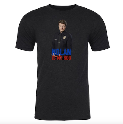 The Rookie Nolan Is My Boo Adult Short Sleeve Tri-Blend T-Shirt