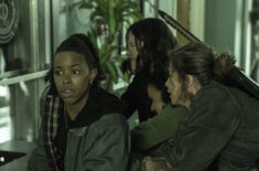 Angel Theory as Kelly, Lauren Cohan as Maggie Rhee, Lauren Ridloff as Connie, Eleanor Matsuura as Yumiko in The Walking Dead - Season 11, Episode 24