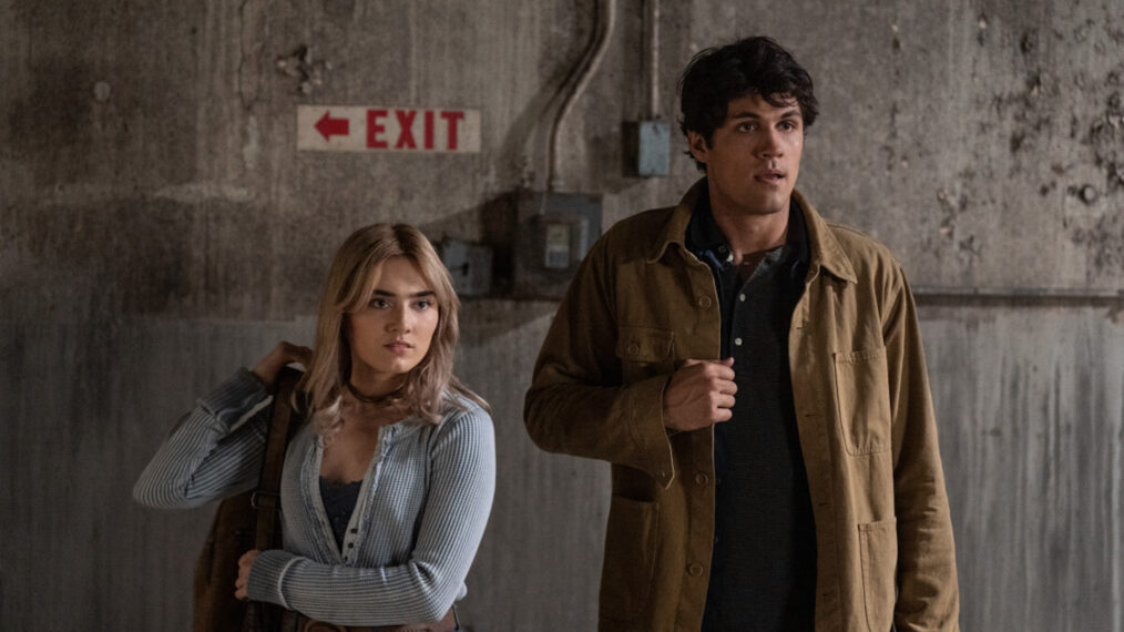 Meg Donnelly and Drake Rodger in 'The Winchesters'