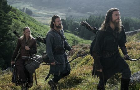 Frida Gustavsson, Leo Suter, and Sam Corlett in 'Vikings: Valhalla' Season 2