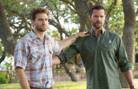Keegan Allen and Jared Padalecki in 'Walker'