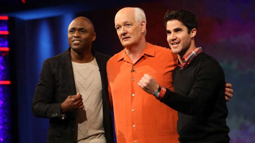 Wayne Brady, Colin Mochrie & Darren Criss in 'Whose Line Is It Anyway'