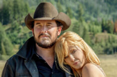 Cole Hauser and Kelly Reilly in 'Yellowstone'