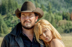 Cole Hauser and Kelly Reilly in 'Yellowstone'