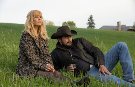 Kelly Reilly and Cole Hauser in 'Yellowstone'