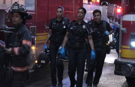 Brianna Baker, Gina Torres, and Ronen Rubinstein in '9-1-1: Lone Star'