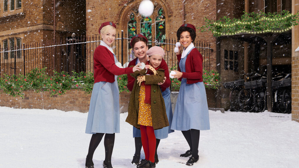 Helen George, Francesca Fullilove, Megan Cusack, Leonie Elliot - 'Call The Midwife'