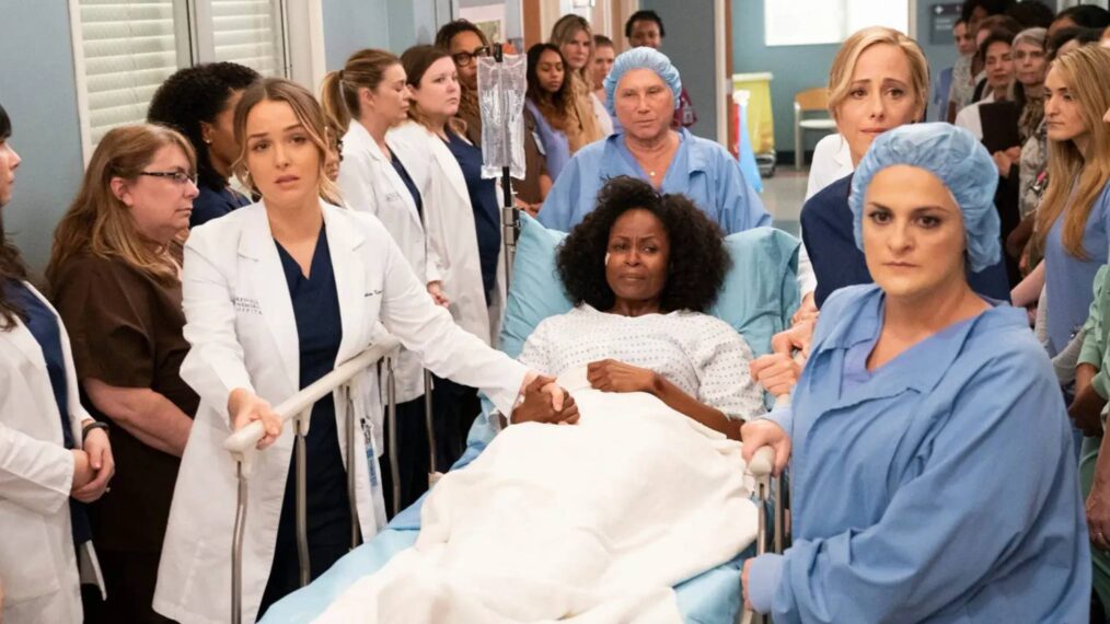 Elisabeth Finch on 'Grey's Anatomy' episode 'Silent All These Years' from Season 15