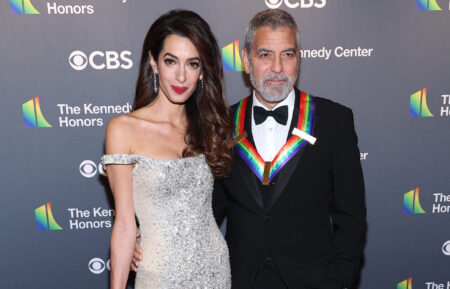 Amal Clooney and George Clooney attend the 45th Kennedy Center Honors