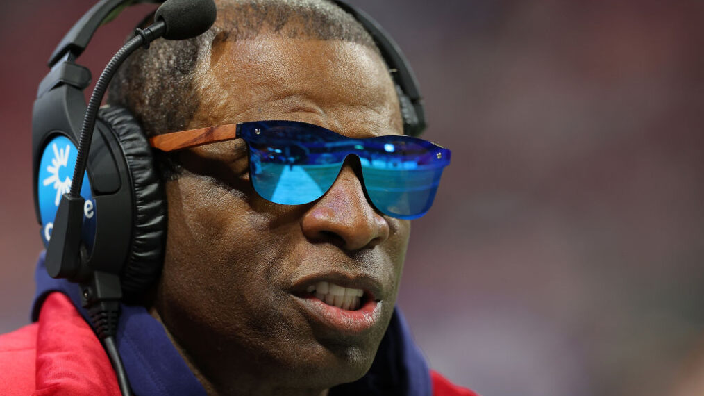 Deion Sanders en el Cricket Celebration Bowl - Jackson State v NC Central