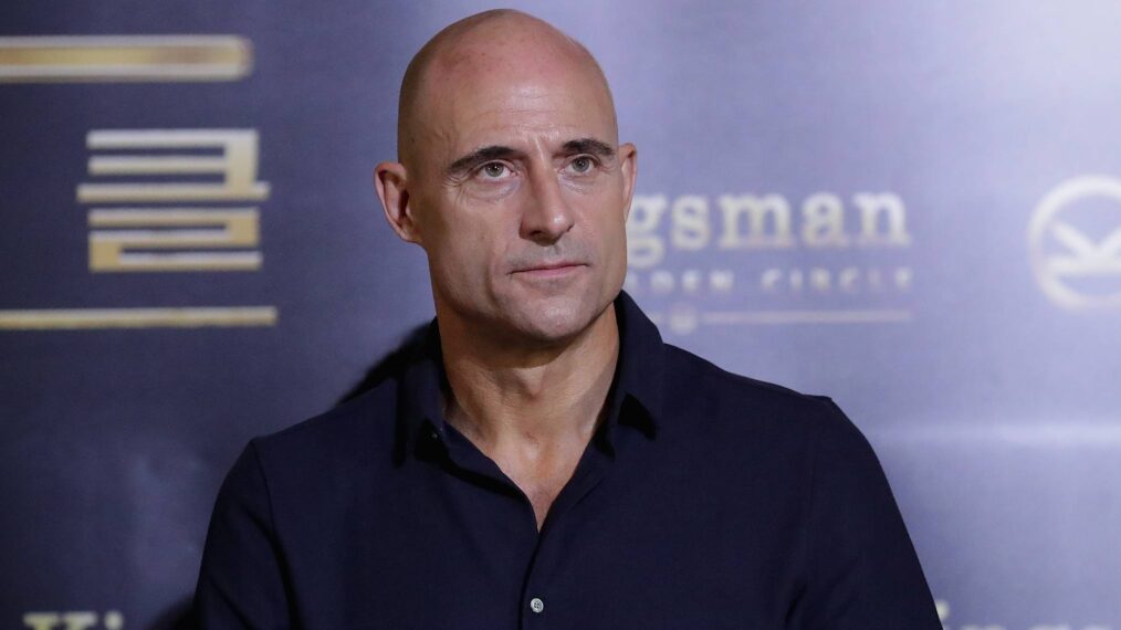 Mark Strong on the red carpet.