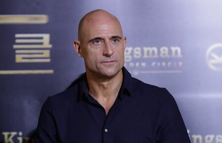 Mark Strong on the red carpet.