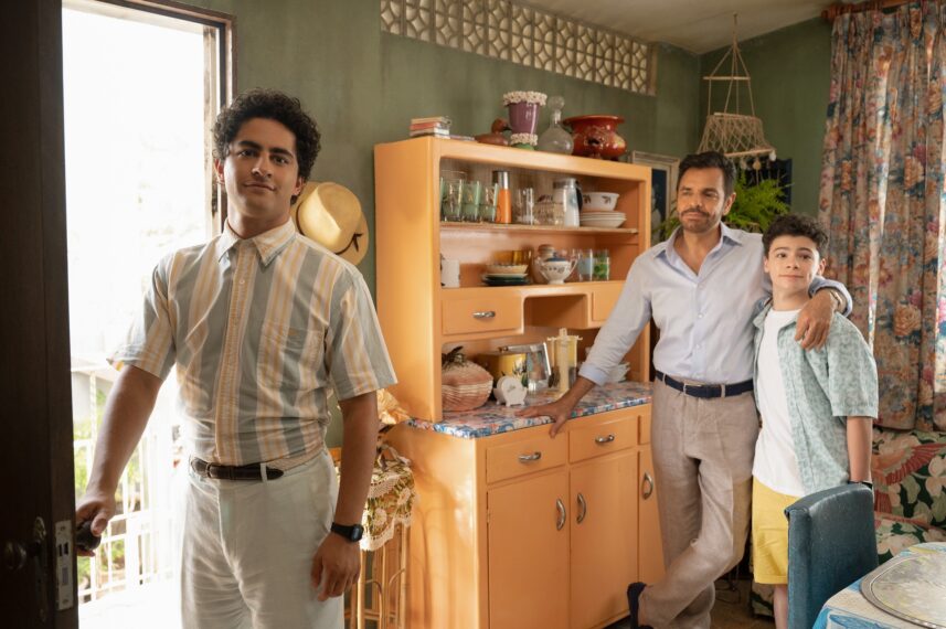 Enrique Arrizon, Eugenio Derbez y Raphael Alejandro en 'Acapulco'