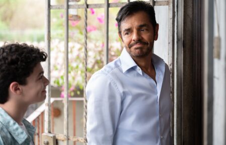 Raphael Alejandro and Eugenio Derbez in 'Acapulco'