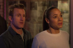 Scott Caan and Dania Ramirez in 'Alert'