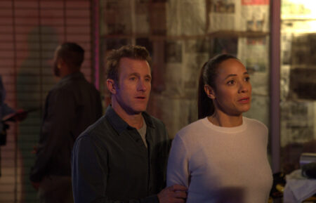 Scott Caan and Dania Ramirez in 'Alert'