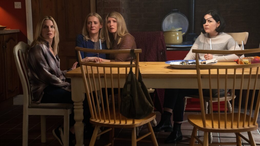 Eve Birthistle, Anne-Marie Duff, Sharon Horgan, and Sarah Greene in 'Bad Sisters'
