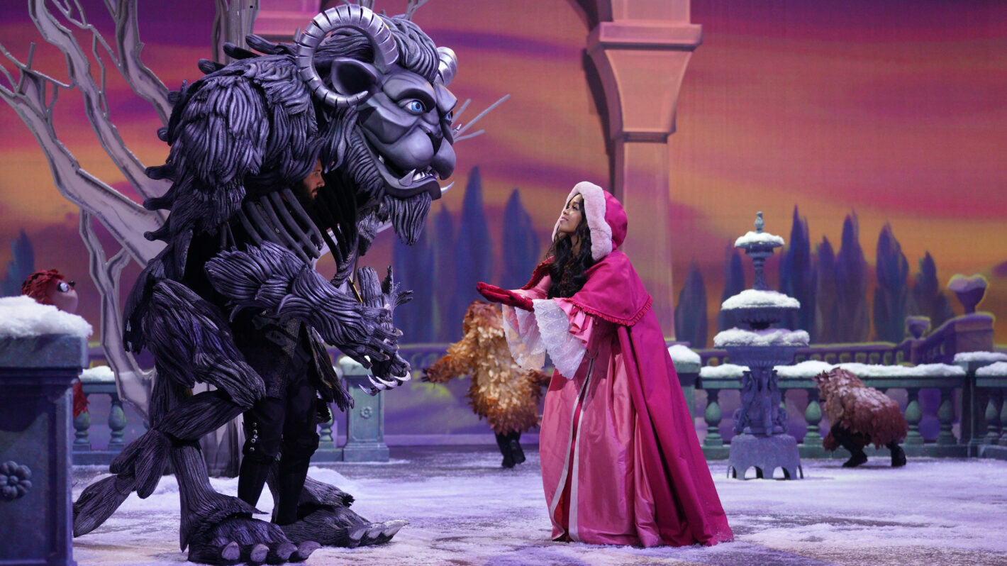 H.E.R. and Josh Groban in 'Beauty and the Beast: A 30th Celebration' on ABC