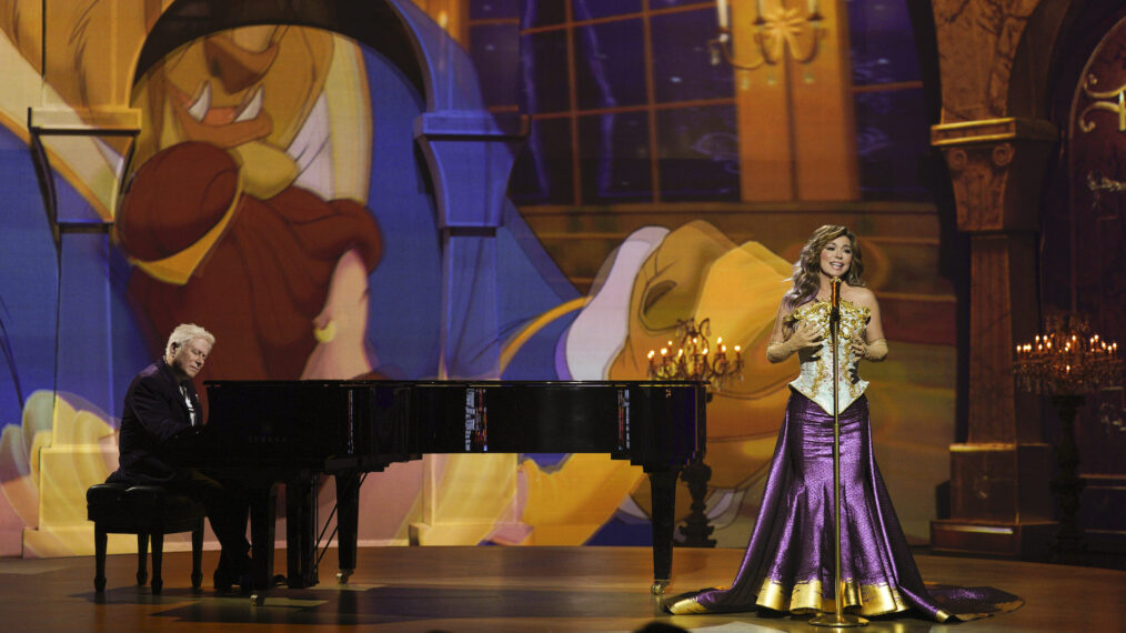 Alan Menken and Shania Twain in 'Beauty and the Beast: A 30th Celebration' on ABC