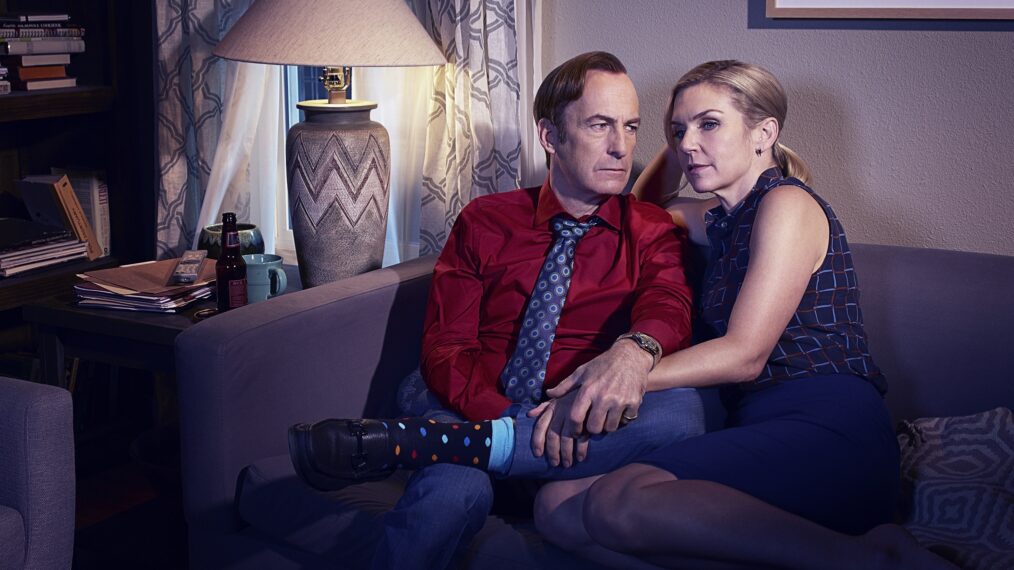 Bob Odenkirk and Rhea Seehorn in 'Better Call Saul'