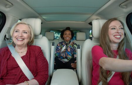 Hillary Clinton, Amber Ruffin, and Chelsea Clinton on 'Carpool Karaoke: The Series'