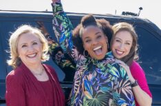 Hillary Clinton, Amber Ruffin, and Chelsea Clinton in 'Carpool Karaoke: The Series'