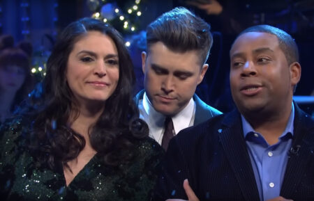 Cecily Strong and Kenan Thompson on SNL